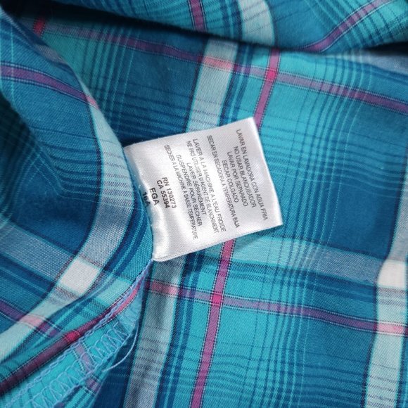 Wrangler Wrancher Shirt Womens Size 2XL Sleeveless Pearl Snap Lace Yoke Western - Picture 13 of 16